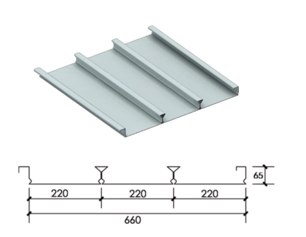 YX65-220-660楼承板