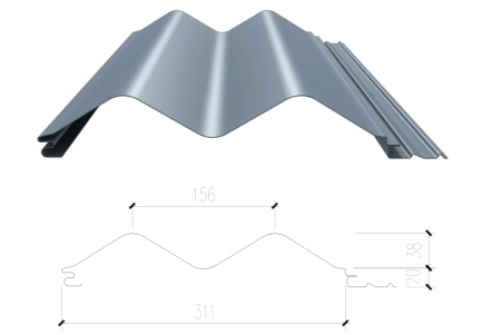 YX58-156-311墙面板
